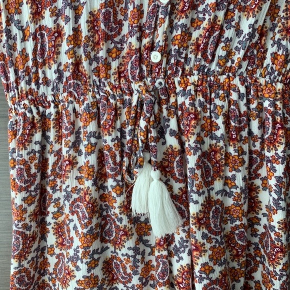 Hollister Floral Cinch Tie Romper - Picture 2 of 4